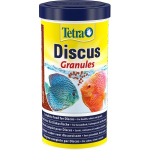 Tetra Discus Granulat 1L: Fischfutter für Diskusfische, mit Vitamin C für Wachstum und Farbenpracht.