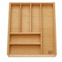 SOTECH ORGA-BOX 3 Bambus Besteckeinsatz Für 50er Schublade 473x397x56 mm mit 6 Fächer Für Nobilia Küchen Ab August 2012