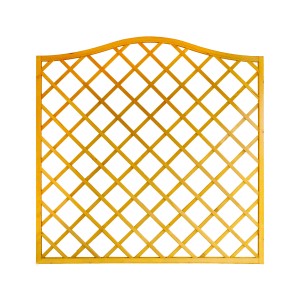 Sichtschutzzaun Nancy, pinienfarben, mit Rautenmuster, 164/180x180 cm. Ideal als Rankhilfe.