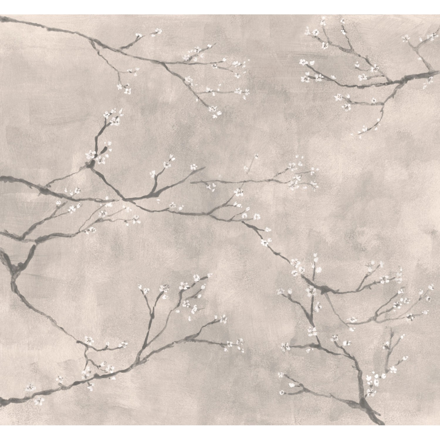 Art for the Home Fototapete Chinese Blossom 280 cm x 300 cm Beige-Grau FSC® günstig online kaufen