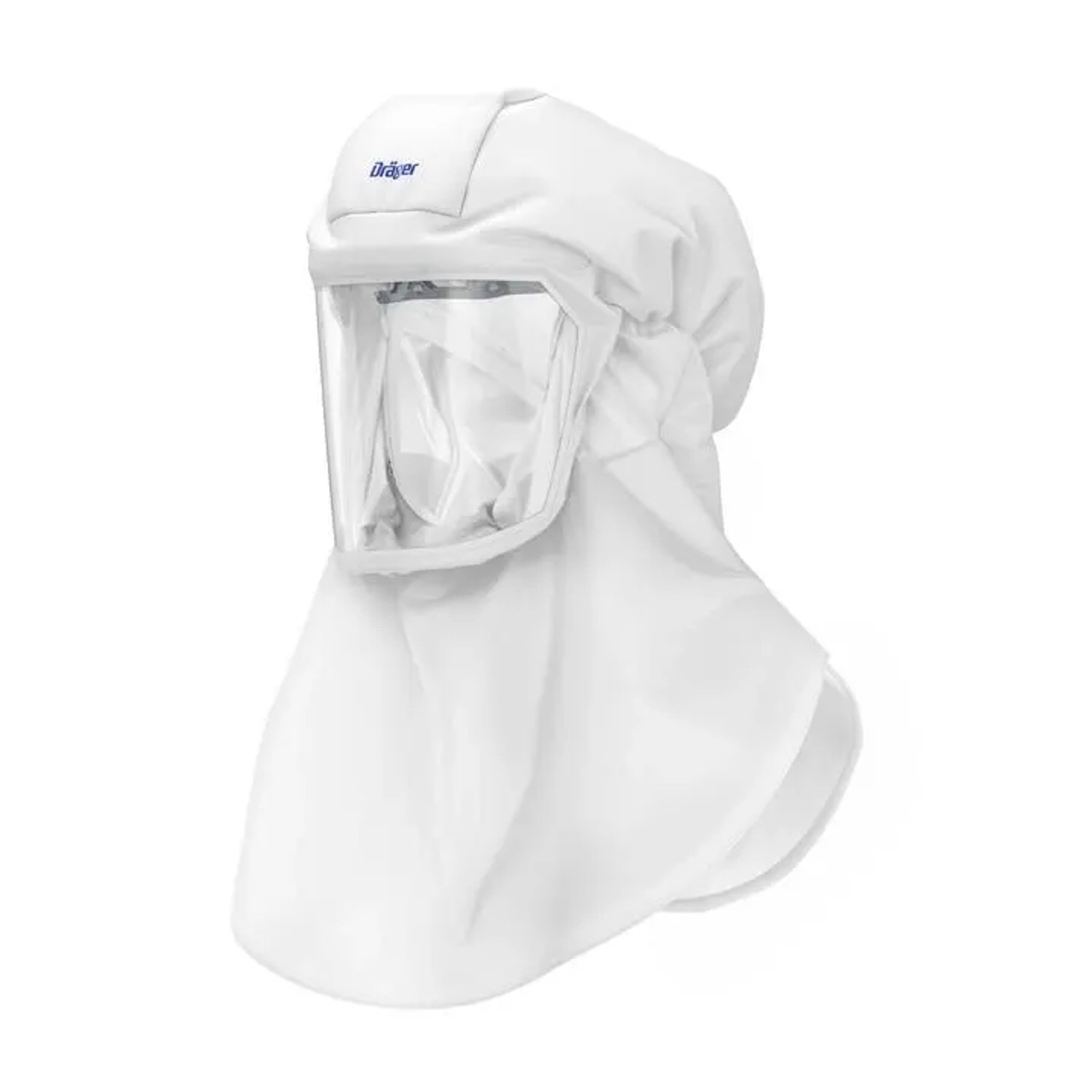 Dräger Haube Kopfschutz X-plore 8000 Standardhaube Lang für Chemische Pharmazeutische Industrie und Krankenhaus Weiß