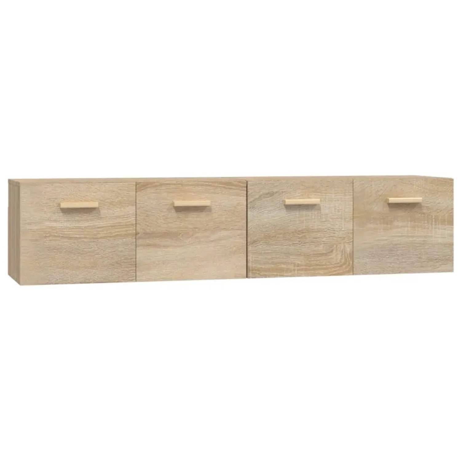 vidaXL Wandschränke 2 Stk Sonoma-Eiche 80x35x36,5 cm Holzwerkstoff 3115646