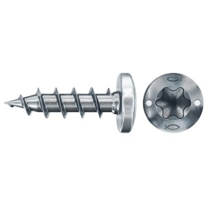 Fischer Schraube PowerFast II, Pan Head, TX-Antrieb, Vollgewinde, Ø 3,5 x 16 mm, 30 Stück