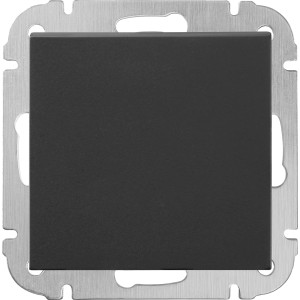 Schalter Finnja, Schwarz Matt, zur Unterputzmontage. Wandschalter für den Innenbereich.