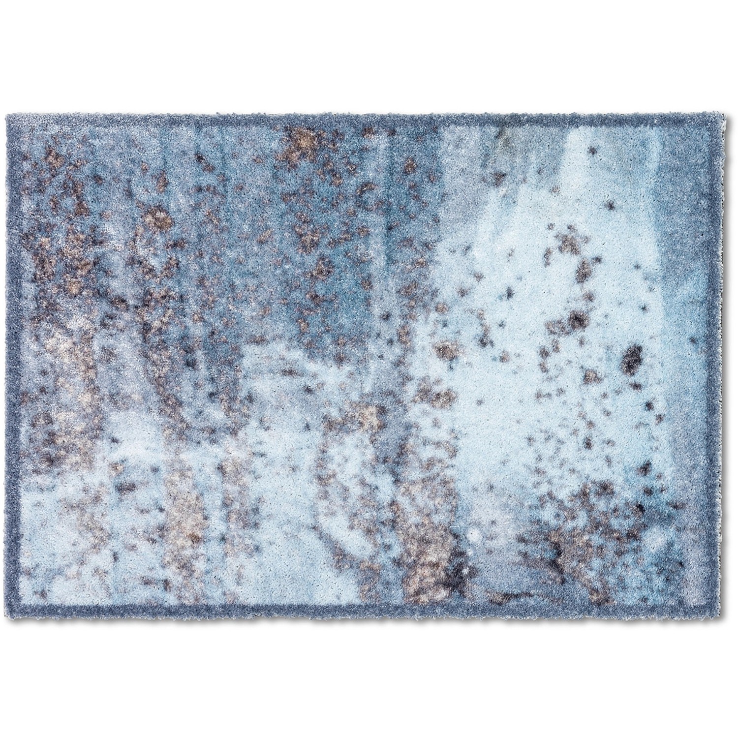 Astra Sauberlaufmatte Pure und Soft 50 cm x 70 cm Beton Hellblau günstig online kaufen