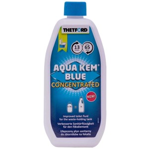 Thetford Aqua Kem Blue Konzentrat, 0,78L Flasche für Campingtoilette.
