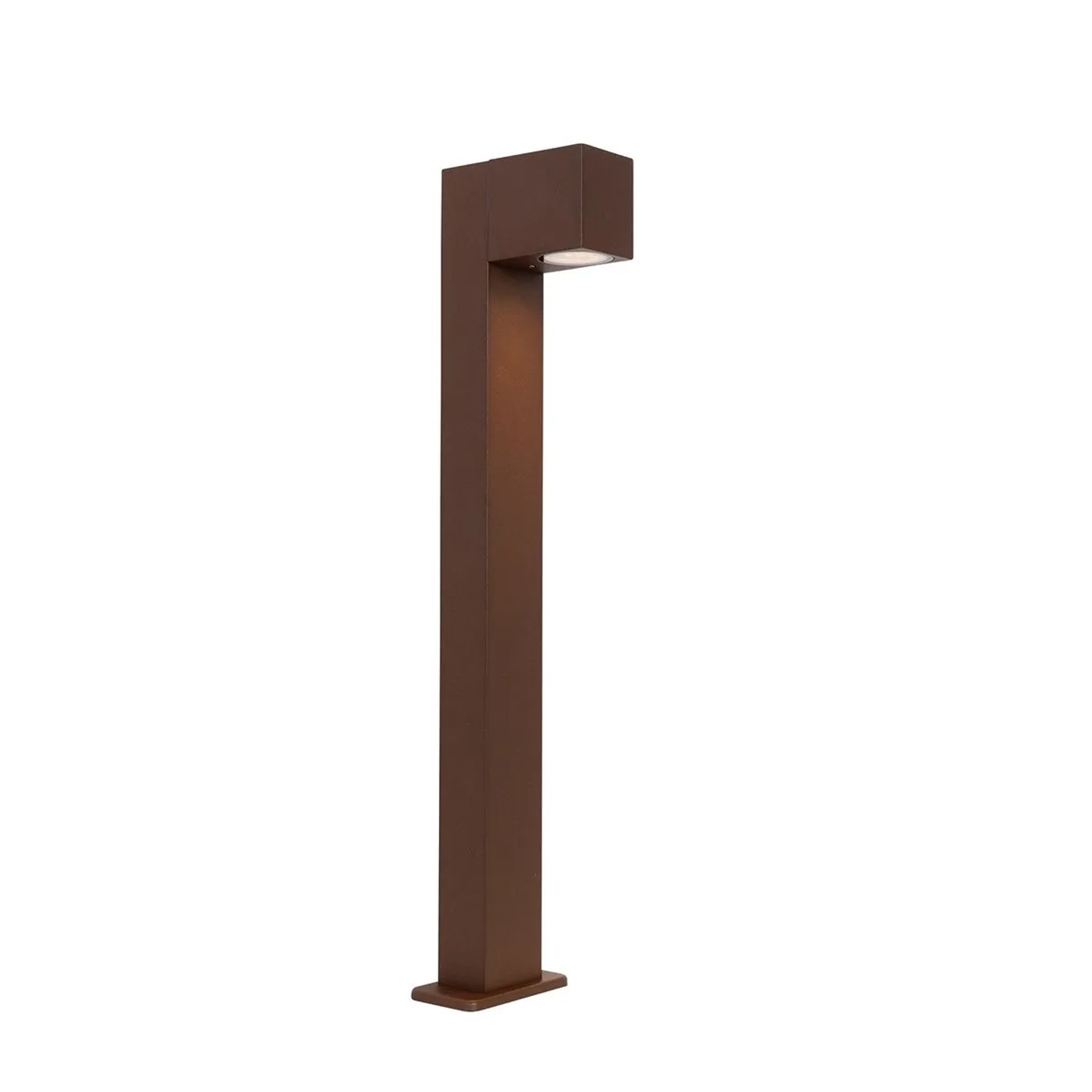 QAZQA Industrielle Stehende Außenlampe rostBraun 65 cm IP44 Baleno