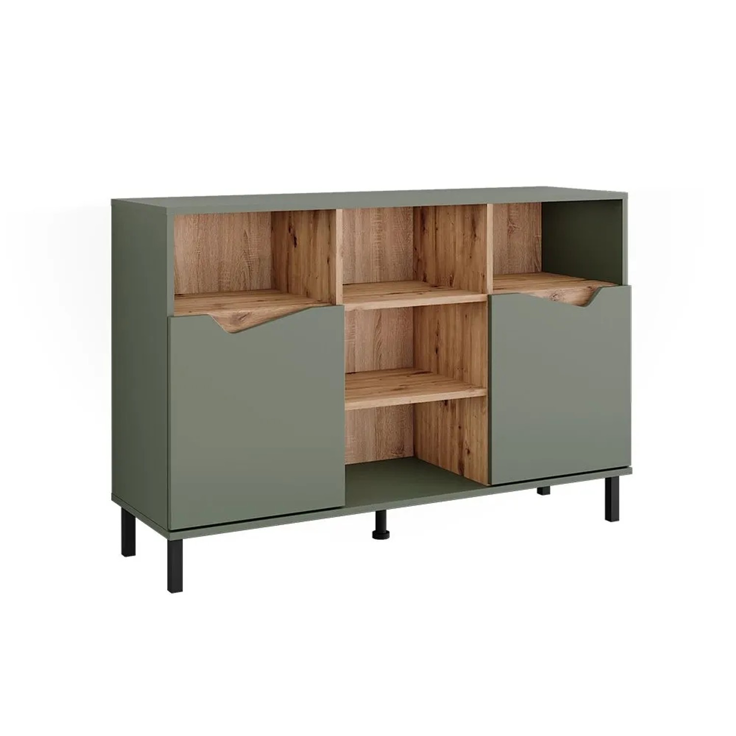 Vicco Kommode Marelle Grün Artisan 120 x 81 mit 2 Türen Art Nr 57852