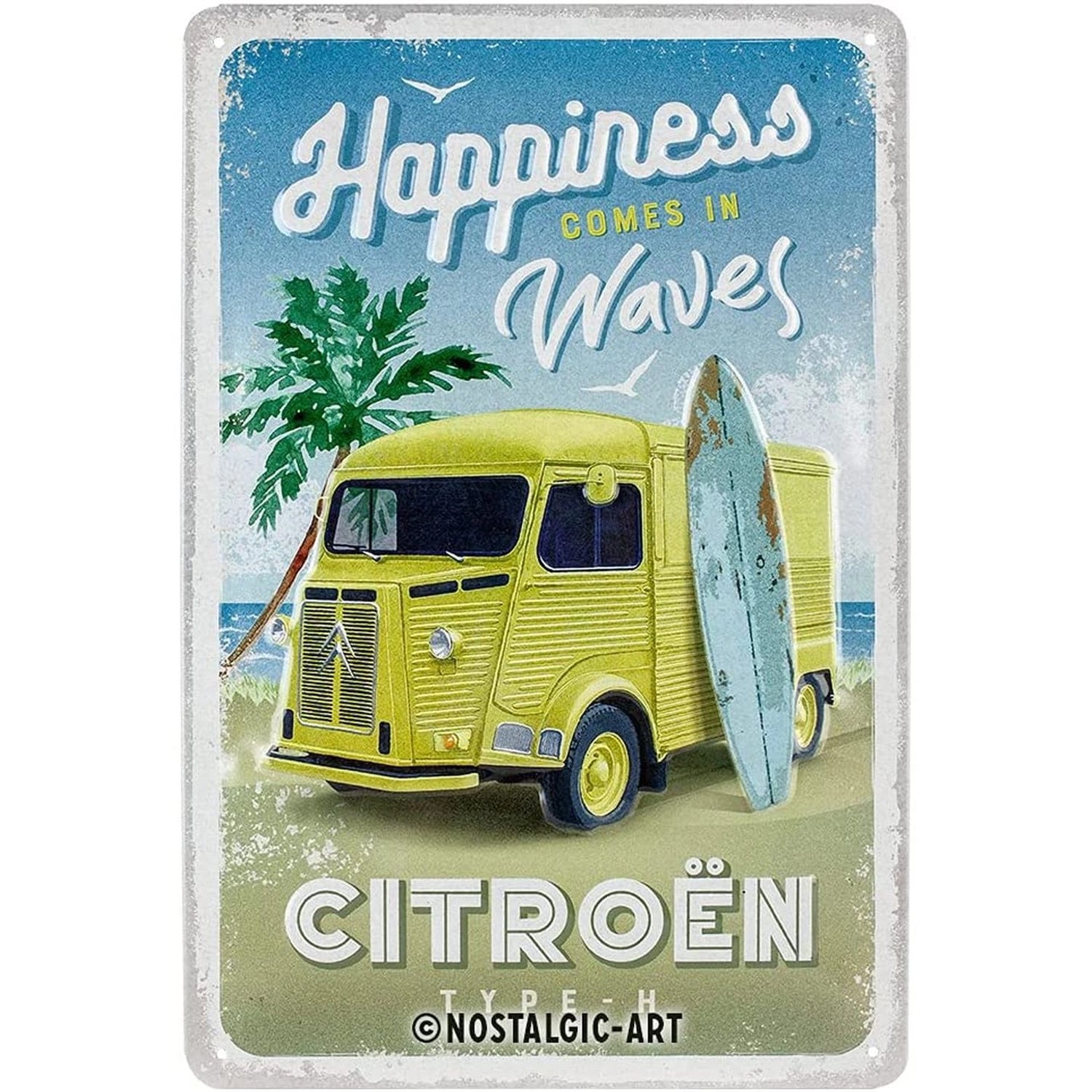 Nostalgic-Art Blechschild 20 x 30cm - Citroen - Citroen Type H Happiness Co günstig online kaufen