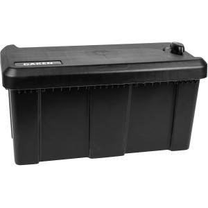 Schwarze LAS Anhänger-Deichselbox Blackit 1 für Autoanhänger Zubehör.