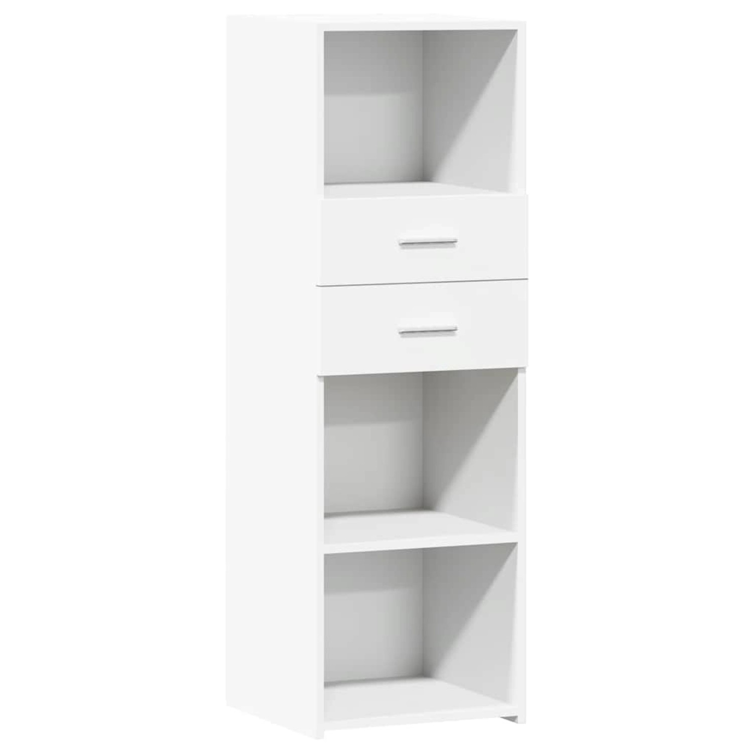 vidaXL Highboard Weiß 40x42,5x124 cm Holzwerkstoff 846159