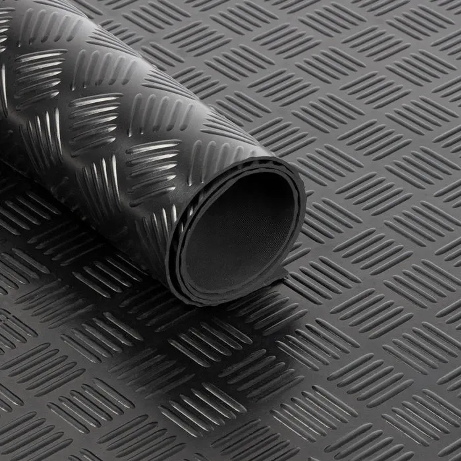 KARAT Rutschfeste Gummimatte Karo 150 x 300 cm 3 mm kaufen bei OBI