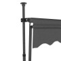 vidaXL Einziehbare Markise Handbetrieben mit LED 350 cm Anthrazit 145867_4