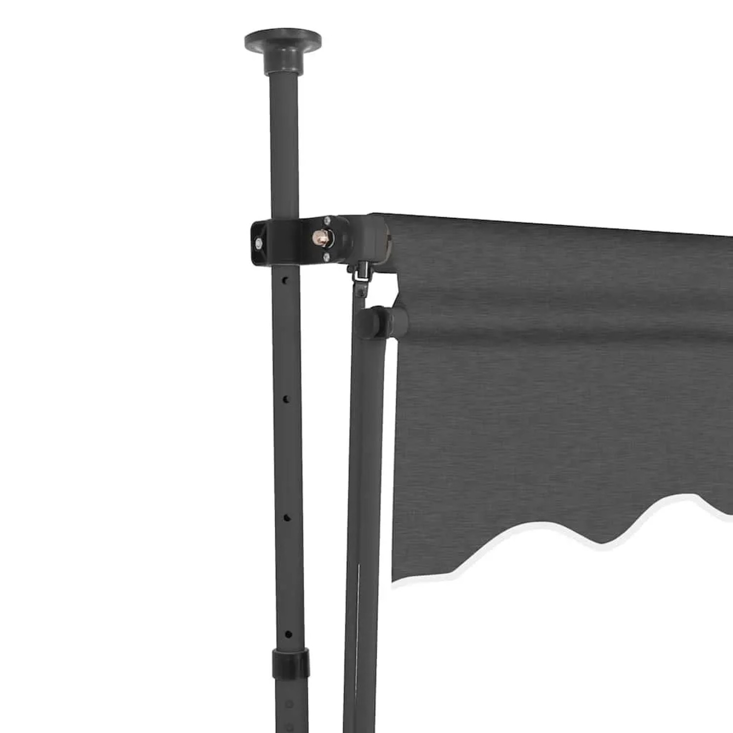 vidaXL Einziehbare Markise Handbetrieben mit LED 350 cm Anthrazit 145867_4