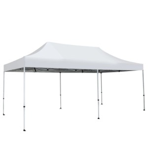 Costway 3x6m Faltpavillon Pavillon mit Rädern UV-Schutz 50+ Wasserdicht