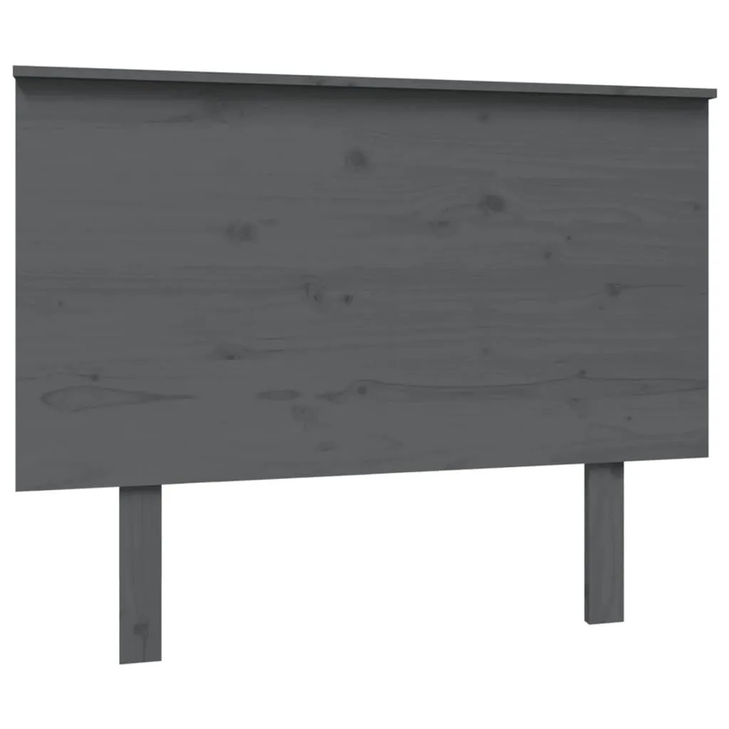vidaXL Kopfteil Grau 104x6x82,5 cm Massivholz Kiefer 819157