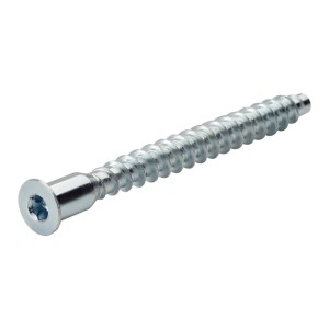 SOTECH 20 Stück Confirmat Schrauben Innensechskant SW4 7 x 60 mm Senkkopf