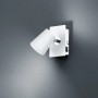 Weißer Trio LED-Spot Narcos, 1-flammig, für die Wandmontage, aus Metall mit warmweißem Licht.