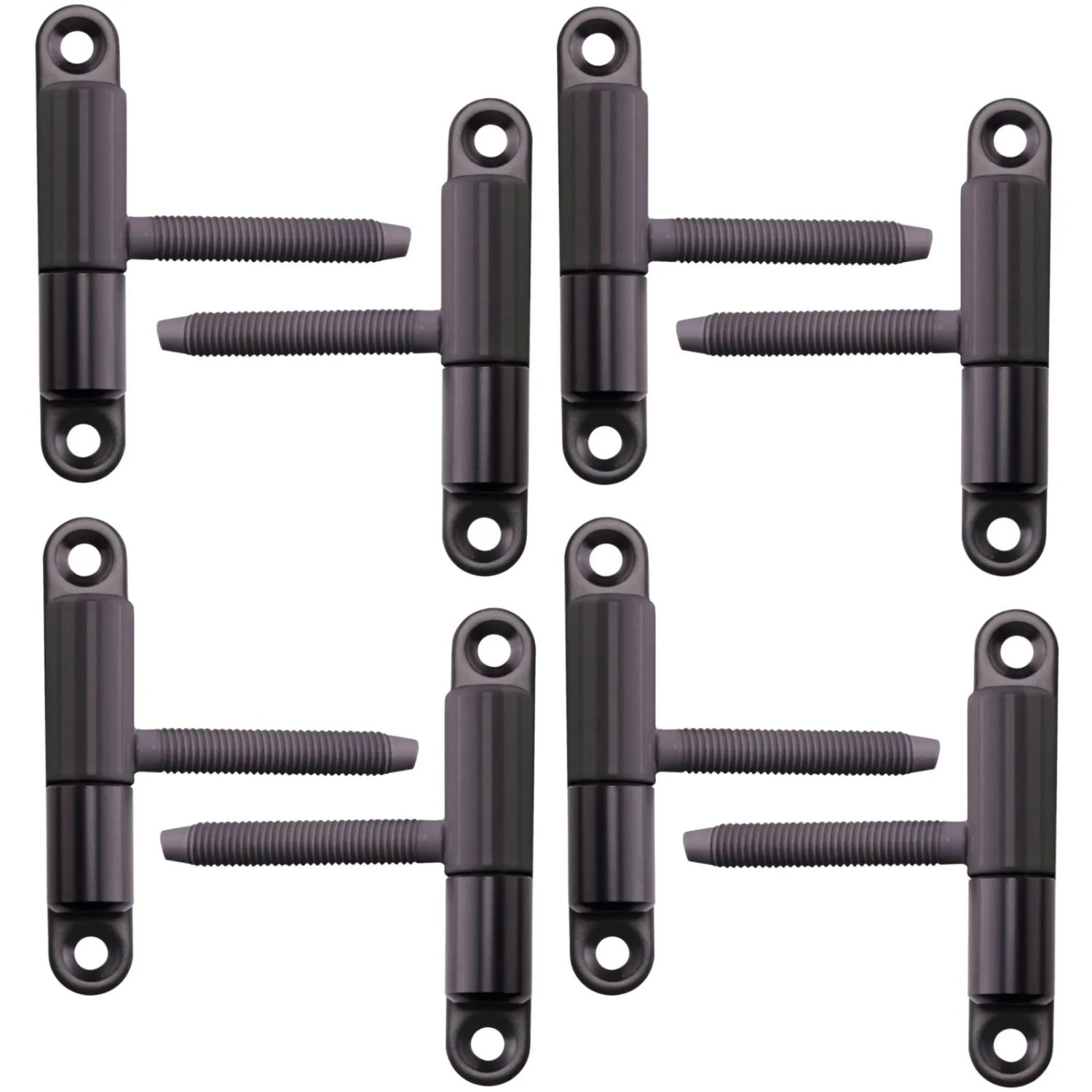 SOTECH 8 Stück Türband Einbohrband 15 x 83 mm mit Zapfen M8 x 50 mm Schwarz