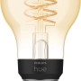 Philips Hue LED-Lampe E27 Filament, warmweißes Licht, dimmbar, Vintage-Look.