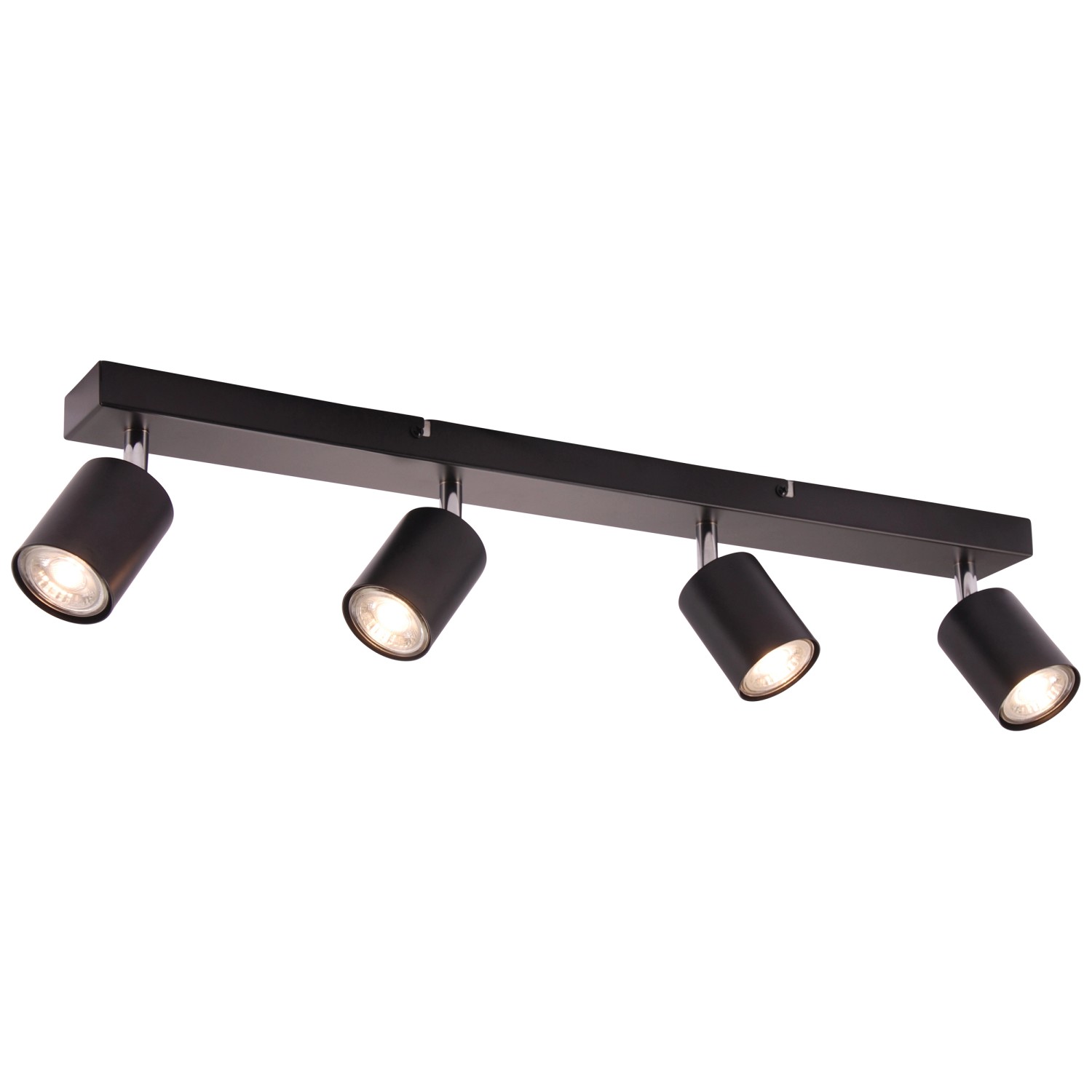 Brilliant LED-Deckenstrahler Taio 4-flammig Schwarz 69,5 cm günstig online kaufen