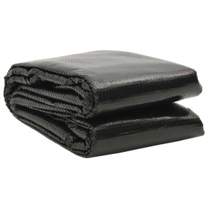 Schwarze vidaXL Poolabdeckung, 300x200 cm, aus PE-Material. Extra dick für lange Haltbarkeit.