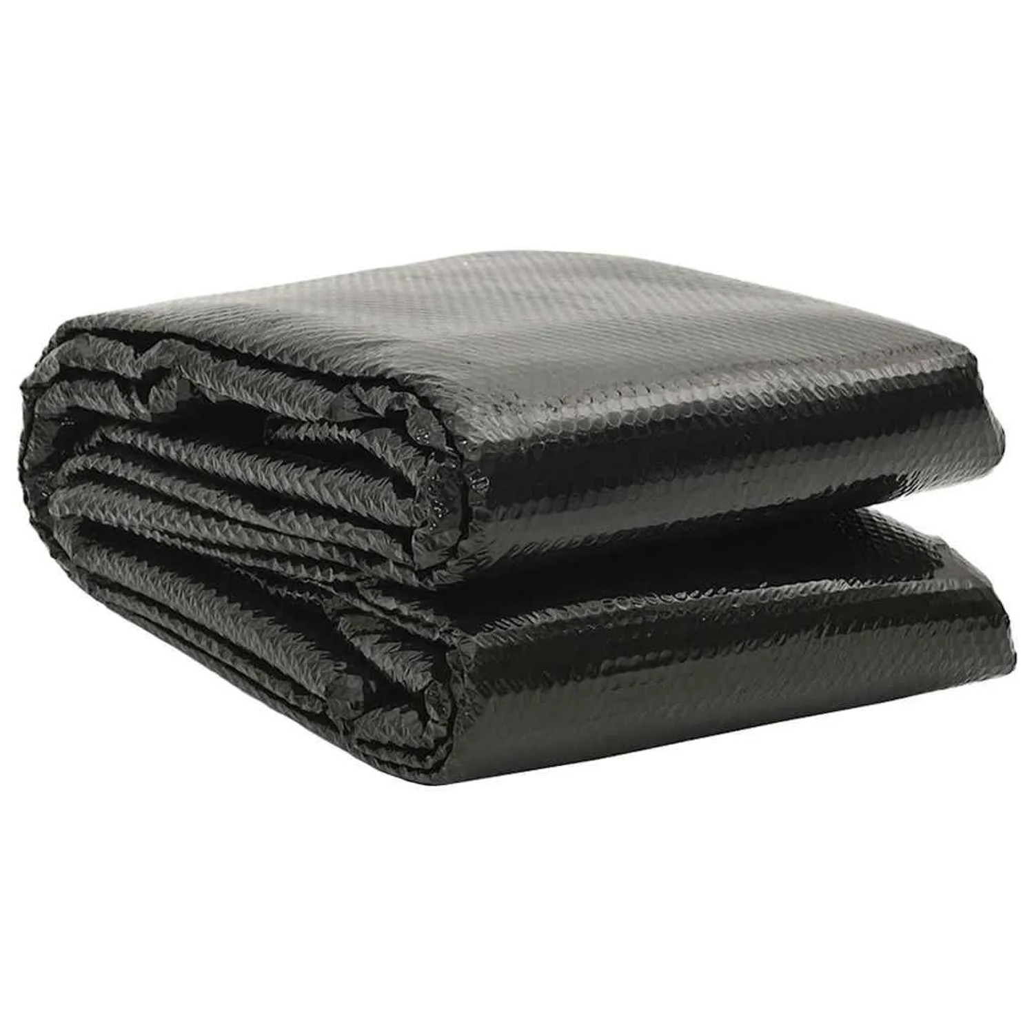 vidaXL Poolabdeckung Schwarz 300x200 cm PE 92163