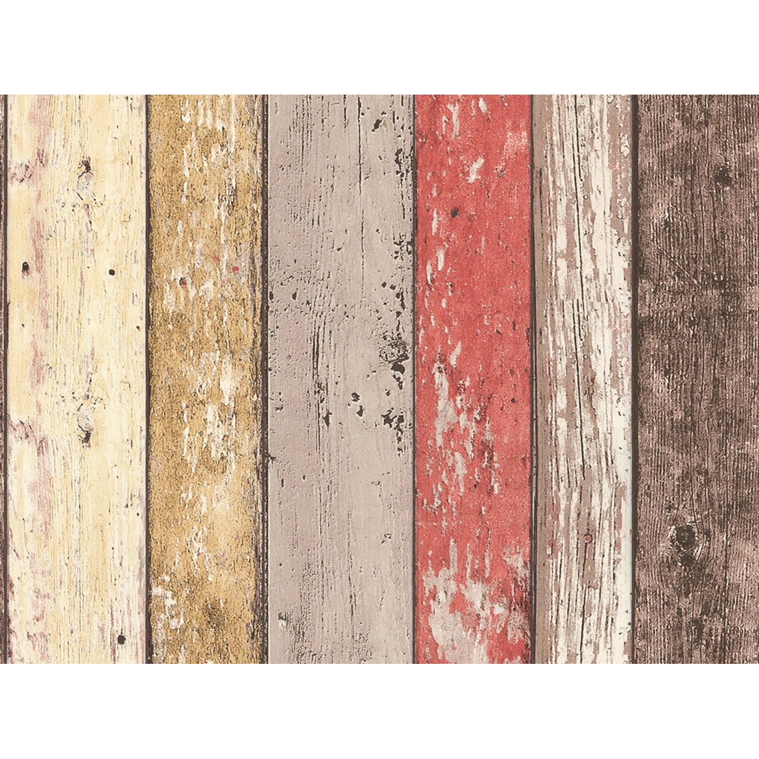 A.S. Creation Pop.up-Panel Holz Rot-Gelb