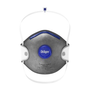 Dräger Staubmaske X-plore 1320 V Odour, grau, mit Ventil, 10er-Pack. Atemschutz für Handwerk & Industrie.