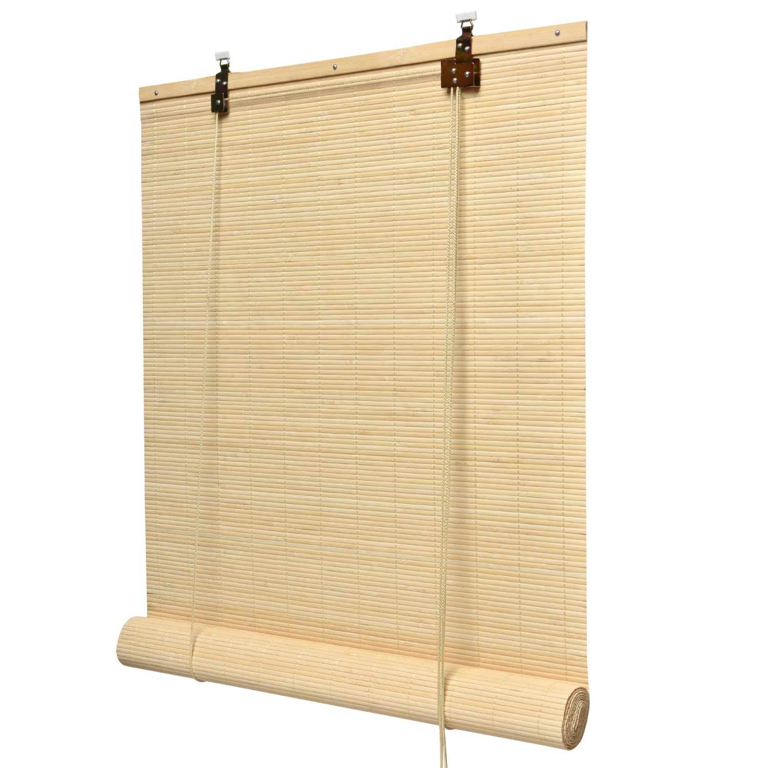 Sol Royal Bambusrollo SolDecor B86, 90x160cm, Natur, mit Klemmfix-Montage.