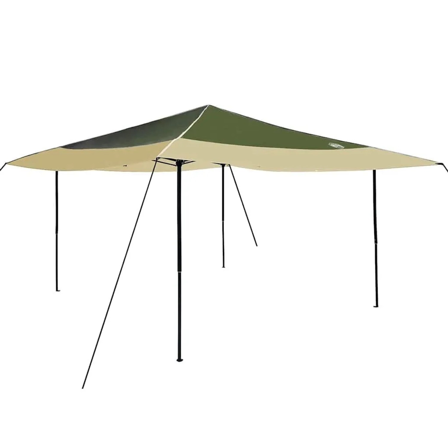 vidaXL Pavillon-Zelt Grün 395 x 395 x 251 cm Stoff 42007390