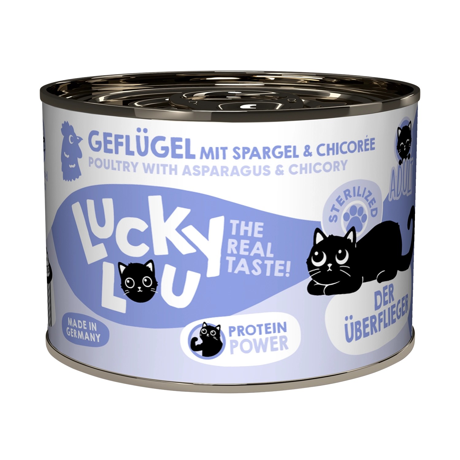 Lucky Lou Katzen-Nassfutter Lifestage Sterilized Geflügel 200 g
