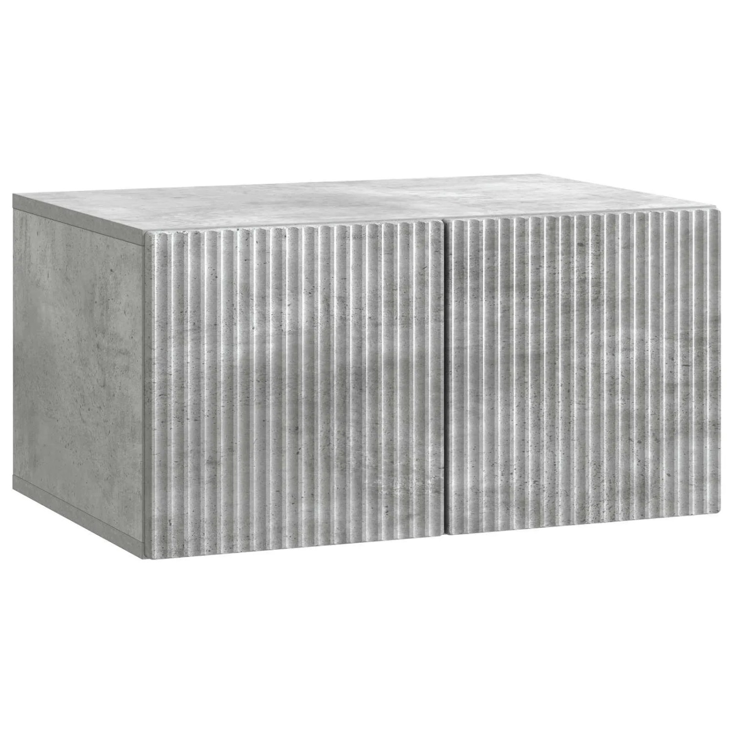vidaXL Wandmontierter TV-Schrank Betongrau 59,5 x 41 x 30 cm 898508