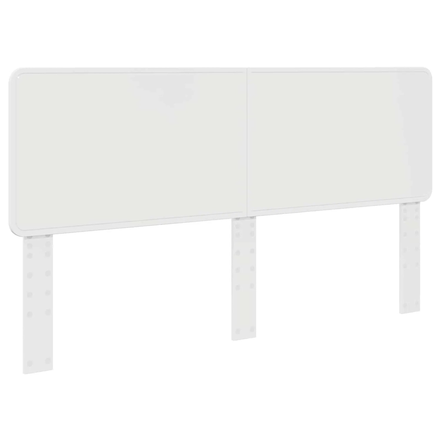 vidaXL Kopfteil mit Kopfteil Weiß 200 cm Holzwerkstoff 887835