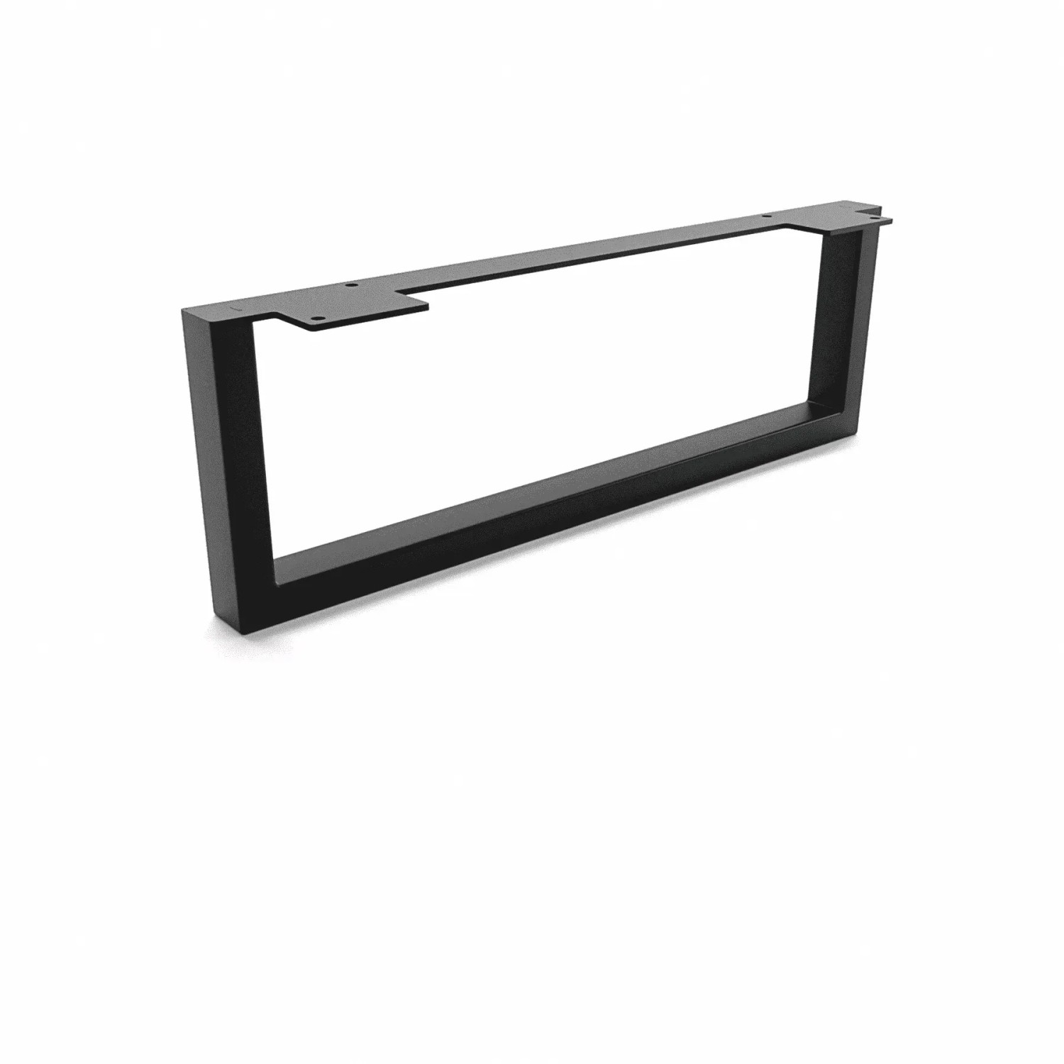 HEVVA Möbelbein GRAZ 15 cm Hoch 45 cm Tief 1 Stück Schwarz