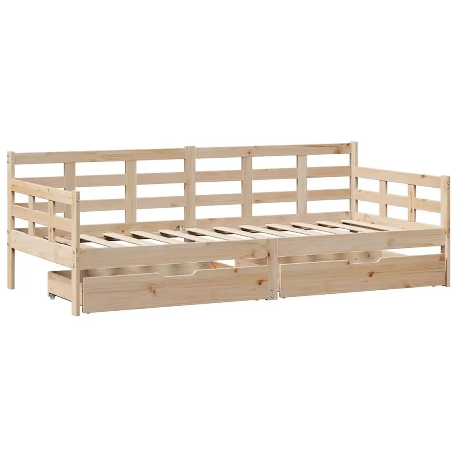 vidaXL Tagesbett mit Schubladen 90x190 cm Massivholz Kiefer 3302142 günstig online kaufen