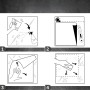 Anleitung zur Anbringung der Venilia Fensterfolie Vitrostatic Premium.