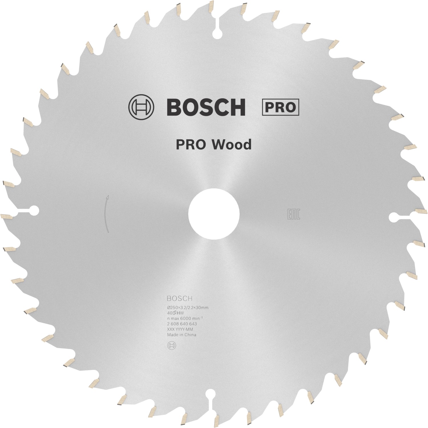Bosch Kreissägeblatt Optiline Wood für Kapp- und Gehrungssägen Ø 250 mm günstig online kaufen