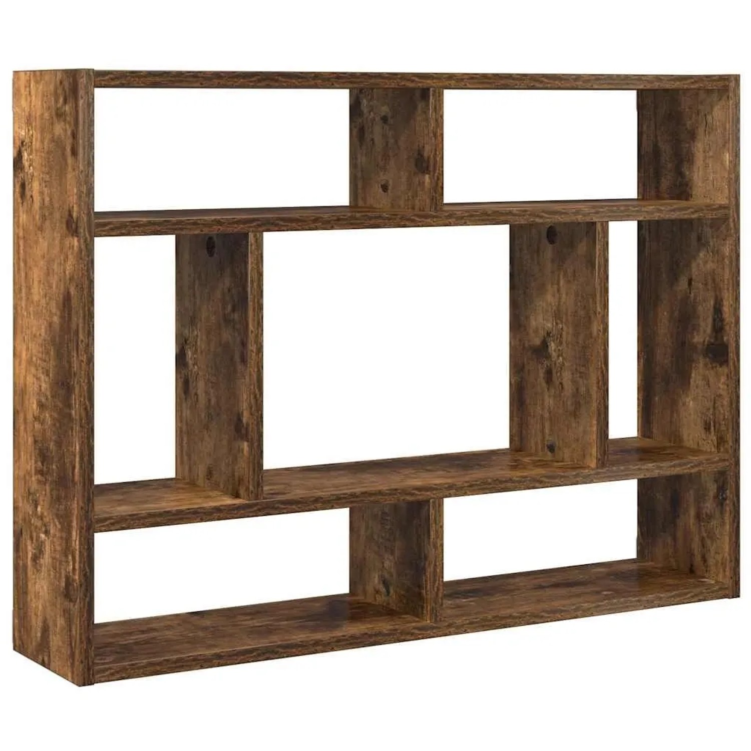 vidaXL Wandregal Räuchereiche 75x16x55 cm Holzwerkstoff 815843