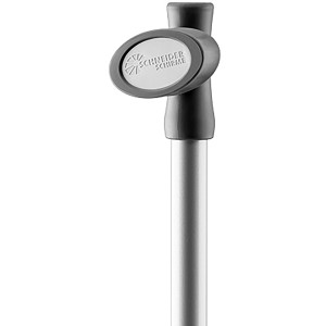 Schneider Unterstock Drehfeststeller, silbergrau, 25 mm Durchmesser für sicheren Halt von Sonnenschirmen.