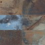Matte Keramik Wandfliesen 20x40cm in Terracotta-Blau Farbmischung mit V4 Farbvariation, rustikaler Optik für Innenbereiche.