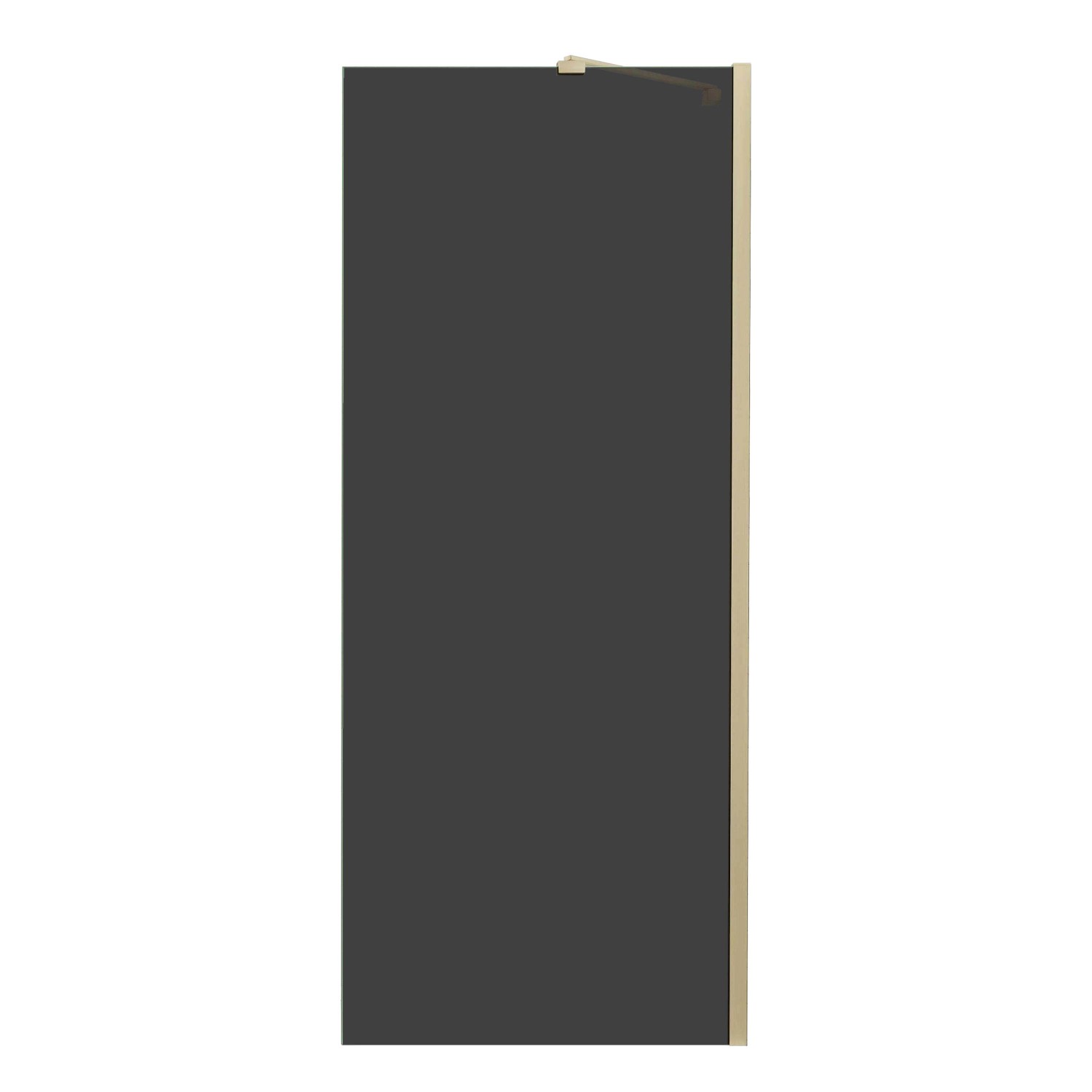 AICA Goldrahmen Walk In Duschtrennwand B.140cm x H.200cm Duschwand mit Glas günstig online kaufen