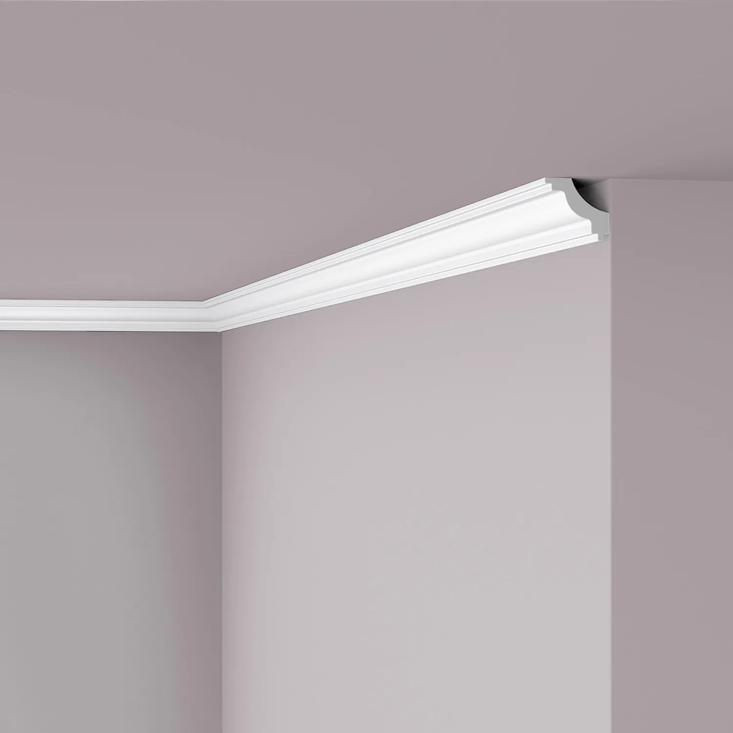 NOEL & MARQUET NMC J NOMASTYL Eckleiste Zierleiste Stuckleiste 2 m 200 cm x 5 cm x 4,5 cm Weiß