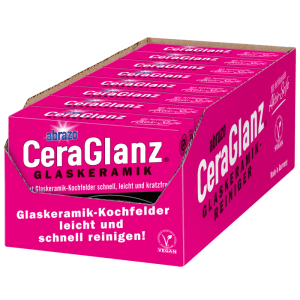 abrazo CeraGlanz Glaskeramik Schwämme, 8er Pack. Reiniger für Glaskeramik-Kochfelder.