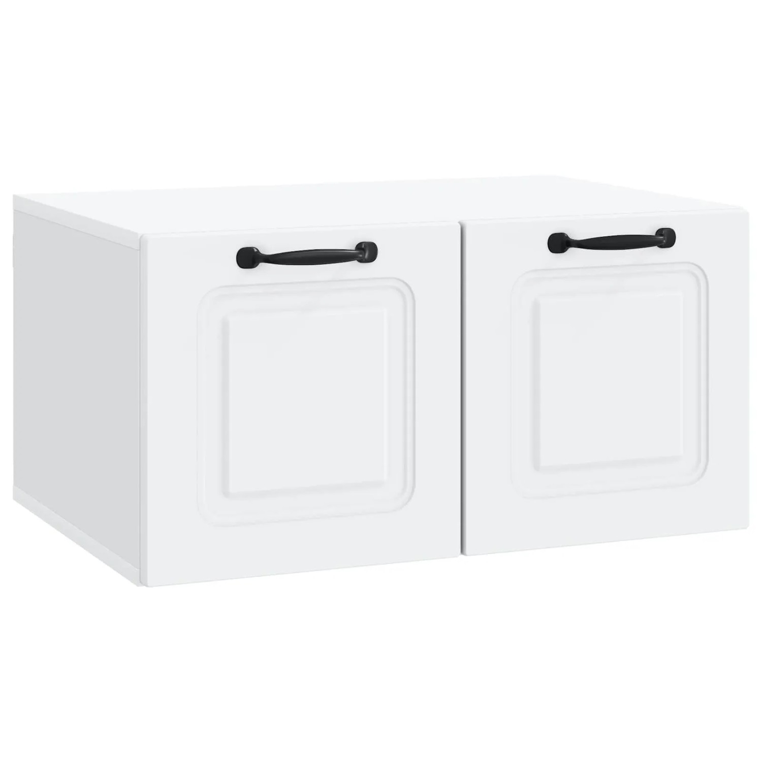 vidaXL Wandmontierter TV-Schrank Weiß 59,5 x 41 x 30 cm Holzwerkstoff 899355