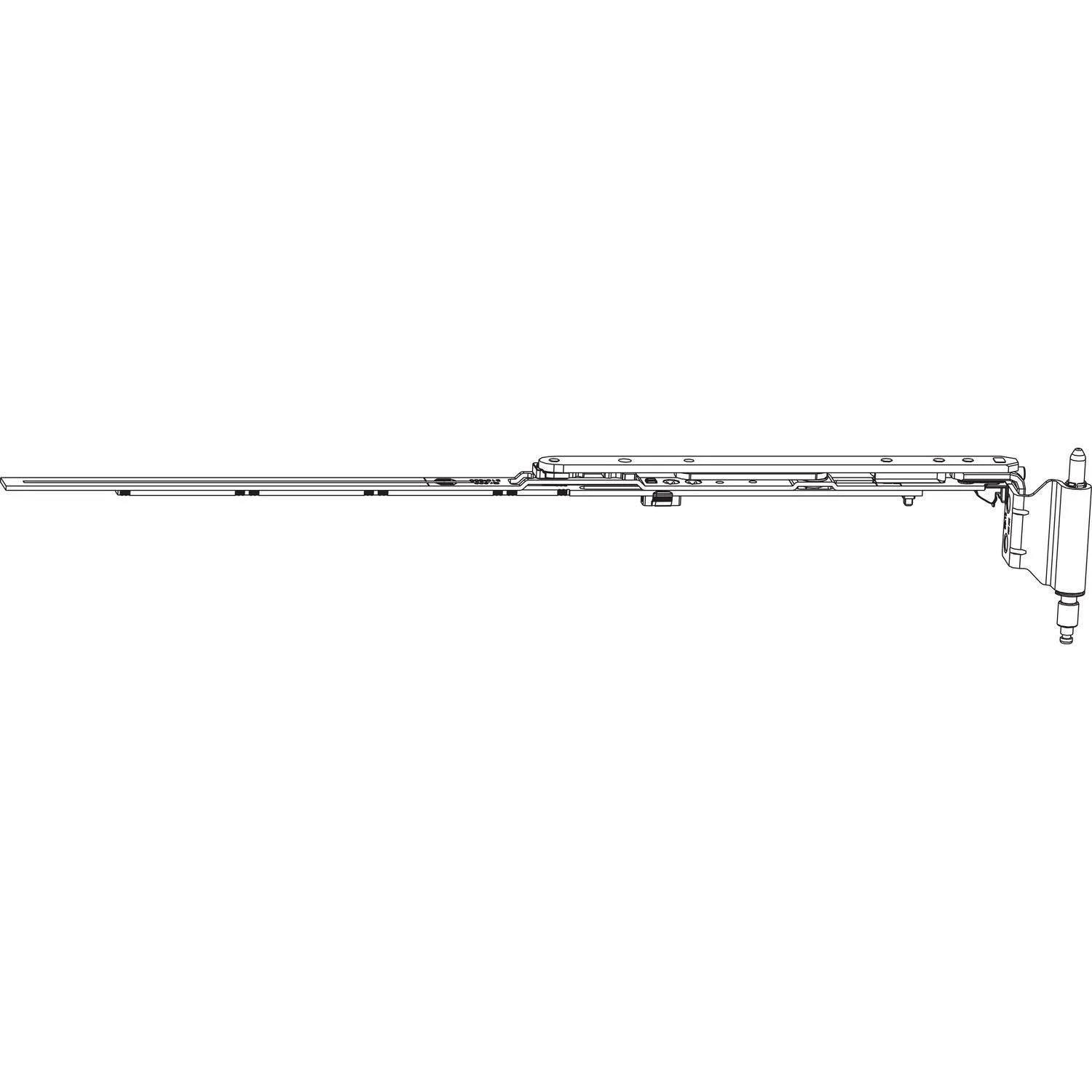 Macomm Winkelbandschere Mammut 220kg Größe 670 12/20-13 Silber Rechts