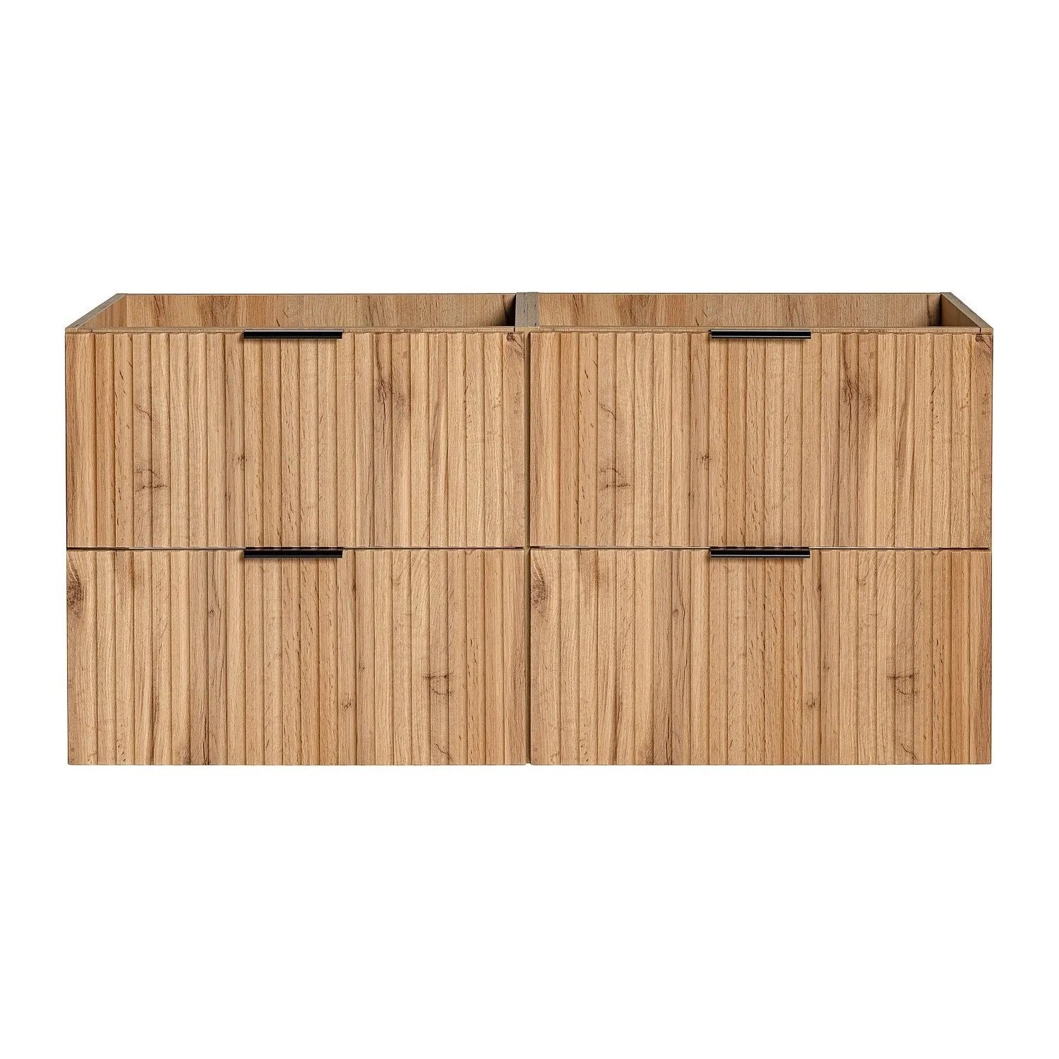 Vente-unique Waschbeckenunterschrank Zevara Naturfarben Hell 120 cm