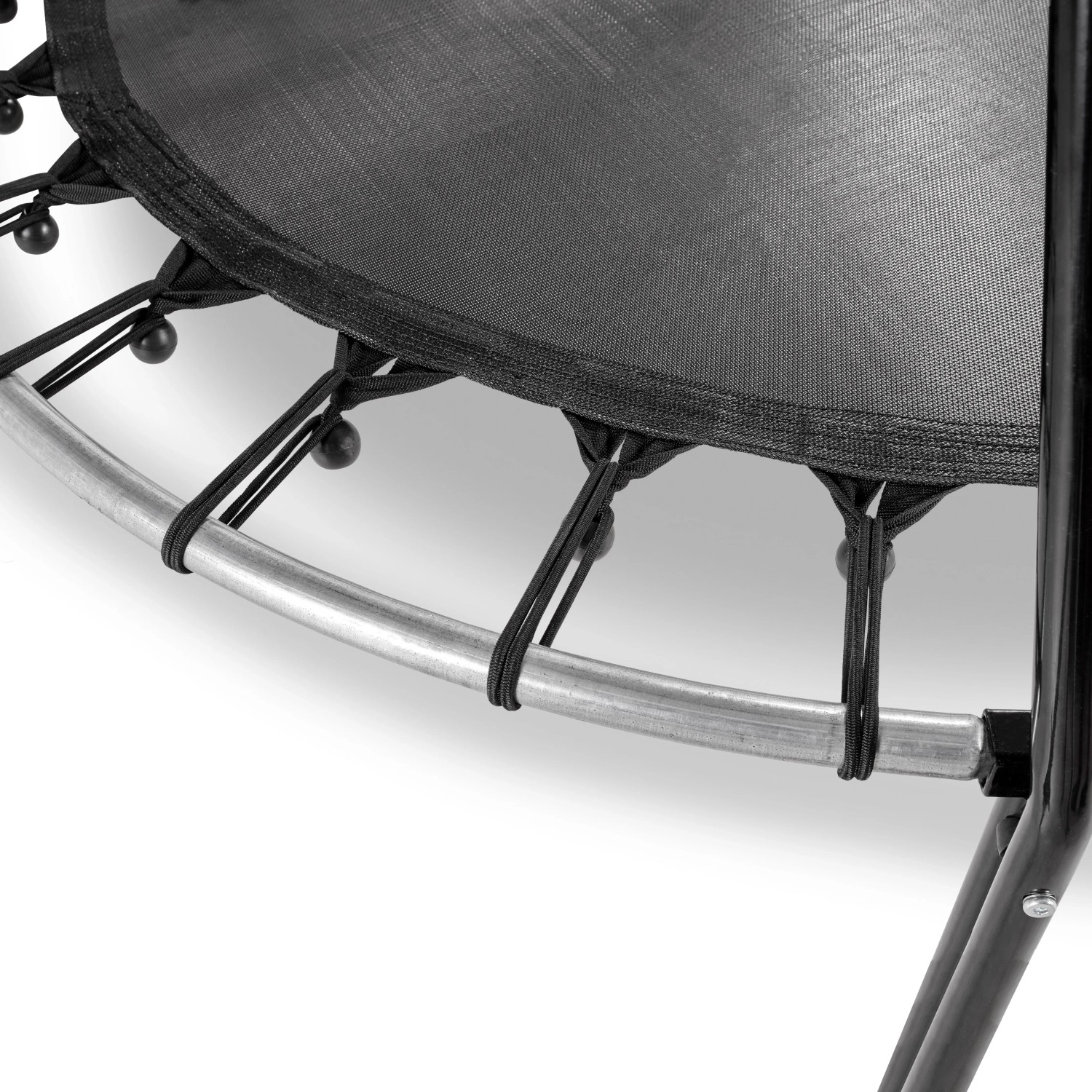 EXIT Tiggy junior Trampolin Schwarz-Grau 140cm m. Bgel kaufen bei OBI