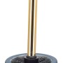 baliv Dark Wonder WC-Bürstenhalter in Blau-Gold aus Keramik für moderne Bäder.