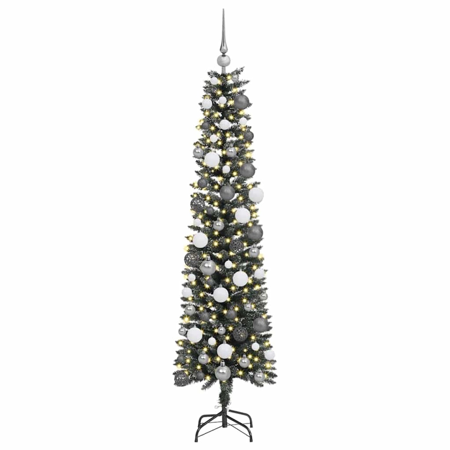 vidaXL Künstlicher Weihnachtsbaum Grün 50,5 x 50,5 x 180 cm 3395939